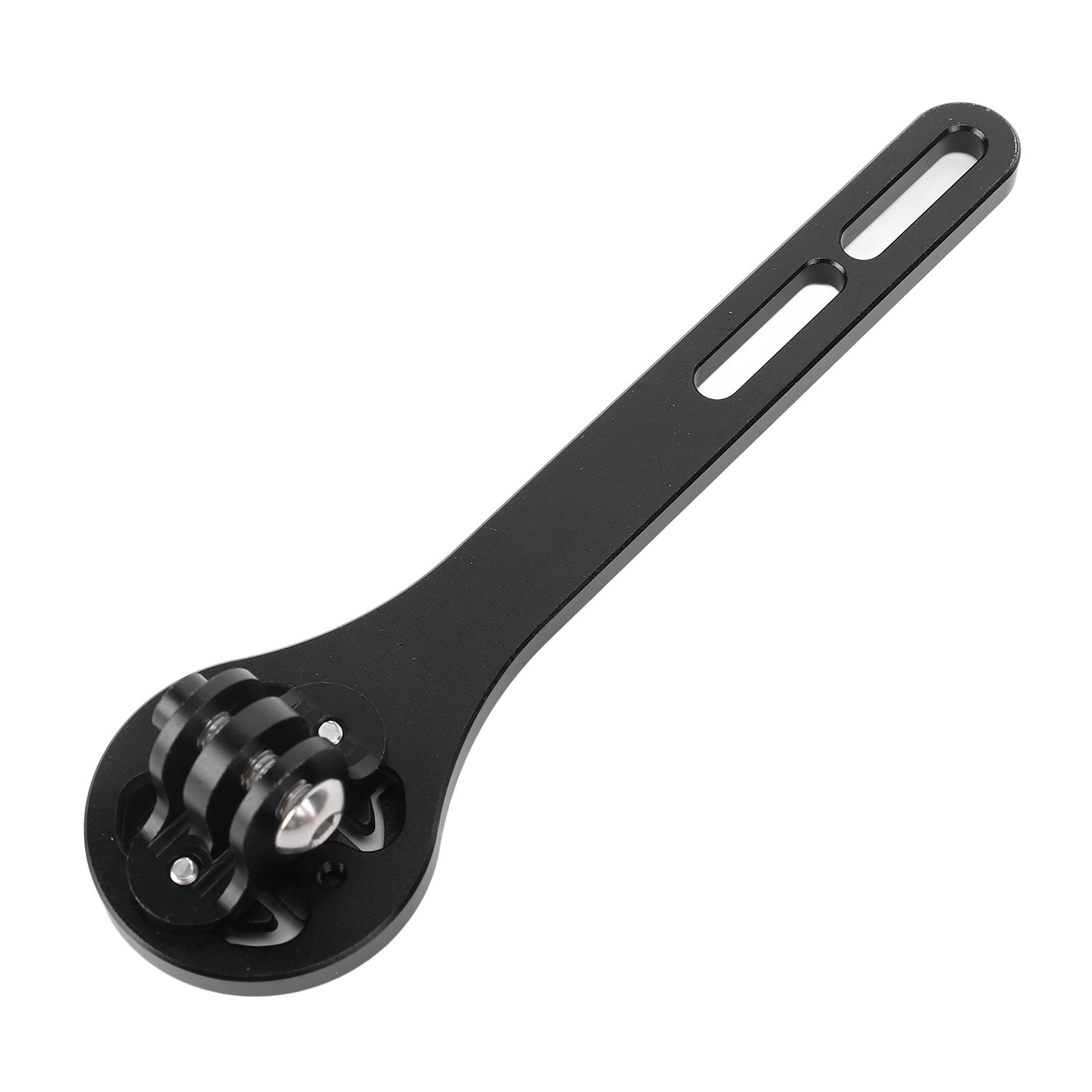 Front Handlebar Mount Aluminum Alloy High Stability Strong Structure Front Cycling Computer Mount for Riding