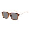 Square pearl sunglasses, new European and American fashion trend sunglasses, advanced sense and thin sunglasses, women