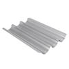 2PCS Three Channel Baguette Baking Pan Carbon Steel Bread Baking Tray Commercial Bakery