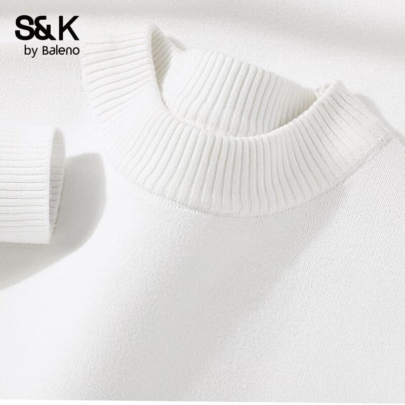 Baleno S&K Men's Half-High Collar Knit Sweater