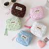 Polka Dot Cosmetic Bag Large Capacity Sanitary Napkin Storage Bag Small Lipstick Pouch  Women Girl