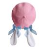 Spring new color-blocked pullover hat, hand-knitted woolen hat, mask, integrated warm mask