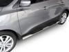 J&amp;J Automotive | Tubes Marche-Pieds Latéraux Marche Pieds Compatible Avec Hyundai ix35 2009-2015, 2 pcs, fixation