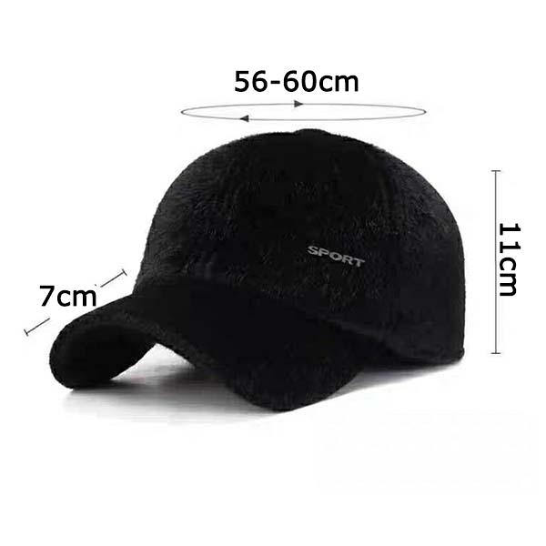 WTEMPO Men's Outdoor Faux Fur Ear Protection Plush Hats Autumn Winter Windproof Cold-proof Warm Bomber Hats