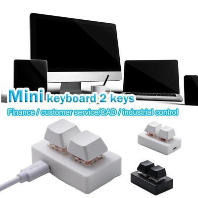 Custom Mini Keyboard 2 Keys OSU Gaming Keyboard Programmable DIY Mechanical Keypad Macro Keypad For Gaming Working