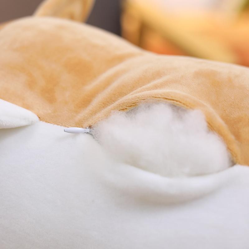 30-60CM Kawaii Fat Corgi Dog Plush Toy Filled Soft Animal Cartoon Pillow Cute Kids Toy Home Decoration Holiday Gifts