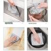 Durable Silver Thread Dishcloth: Double-Sided, Oil-Resistant, Steel Wool Cleaning Towel