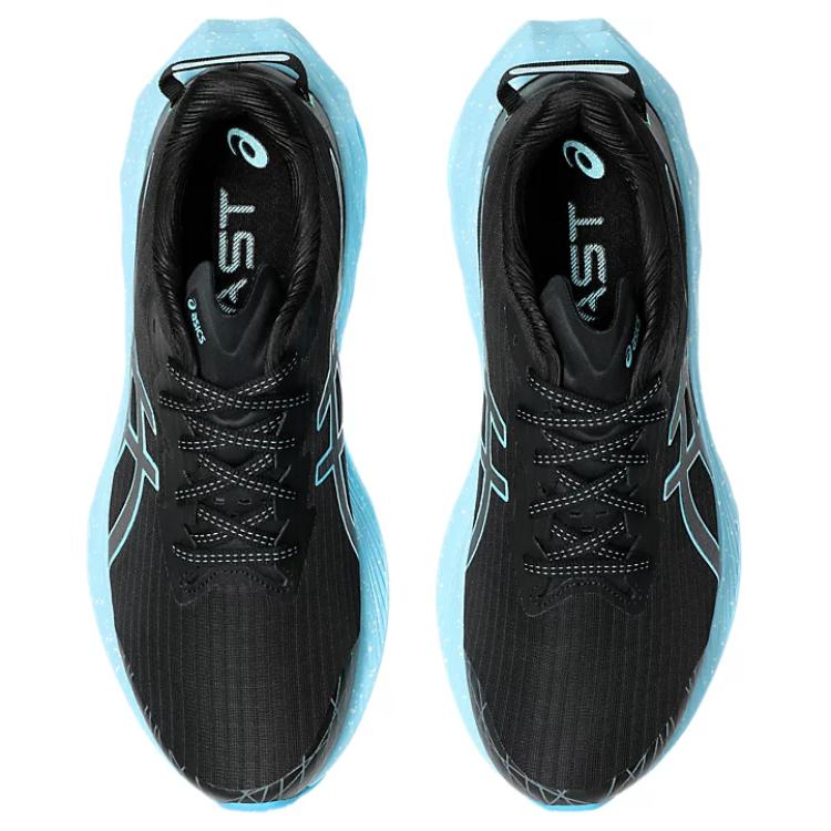 Asics Novablast 4 Lite-Show Bright Cyan Men Sneakers Black Lite-Show 1011B900-001