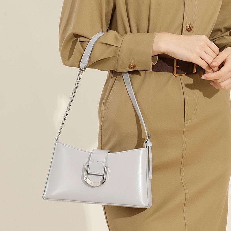 Genuine Leather Women's Bag Luxury Designer Adjustable Shoulder Bags Classic Crossbody Chain Bag Cowhide Fashi Handbags 2979