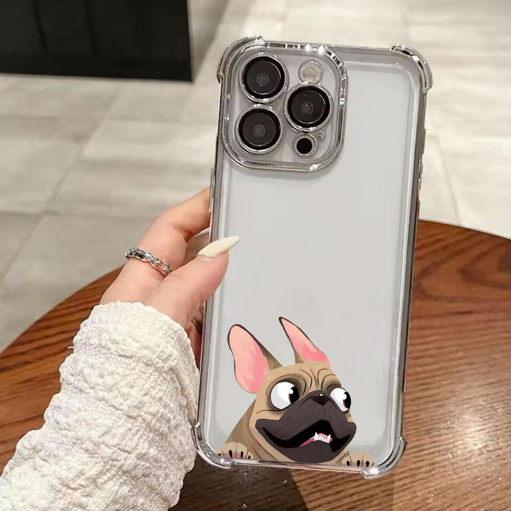Boston Terrier Pug Dog French Bulldog Funda For iPhone 17 Pro 16 15 14 13 12 11 Pro Max Case 17 Plus 17E 16E 17Air Phone Cover