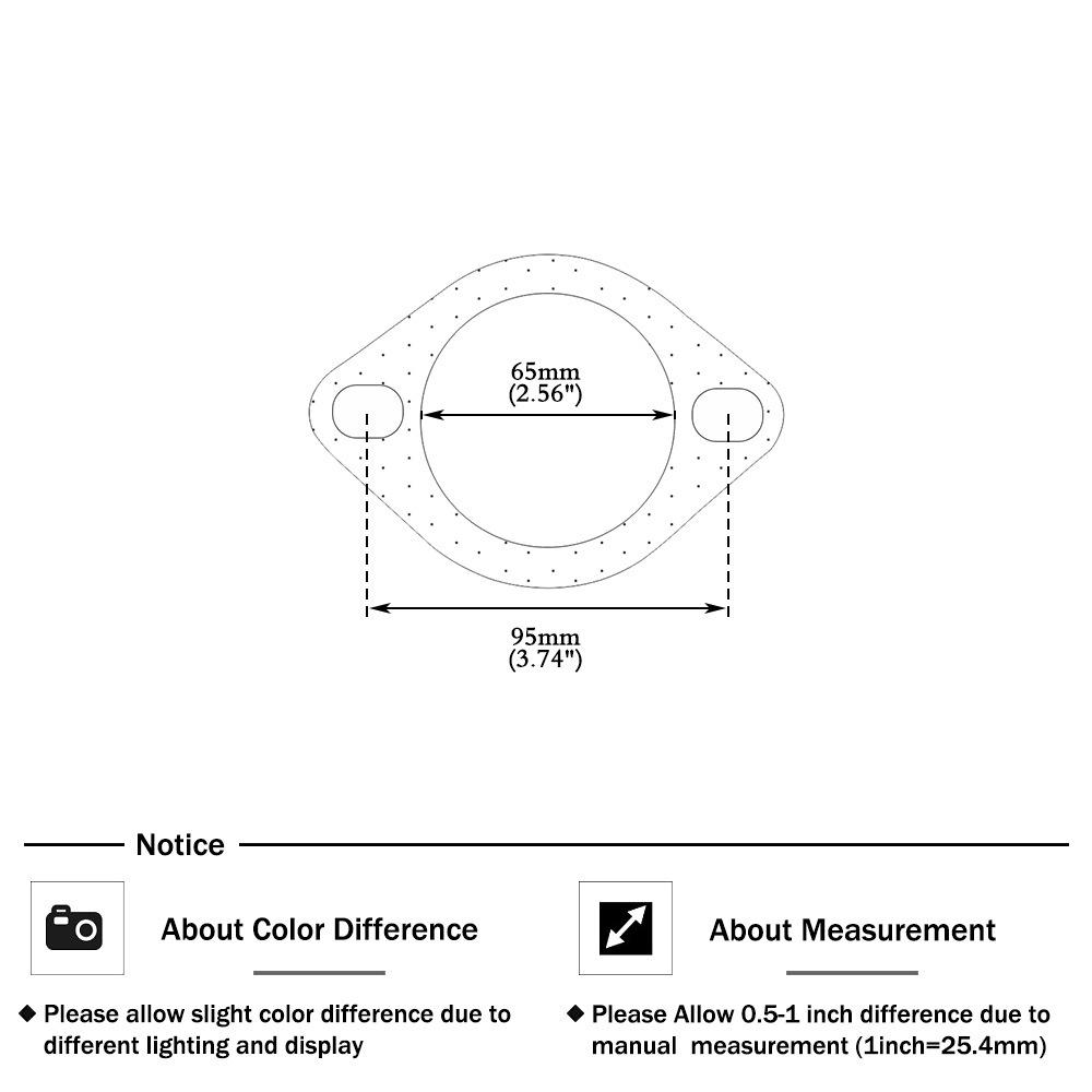 

Universal Car Exhaust Gasket Clamp Pad