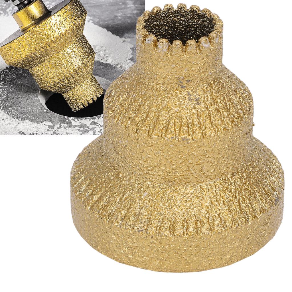 Step Drill Bit Incisive Teeth 20mm 35mm 50mm Multi Layer Tapered Reamer for Woodworking and Tile Projects