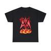 The Baphomet Beast 666 Blood Red Unisex Heavy Cotton Tee