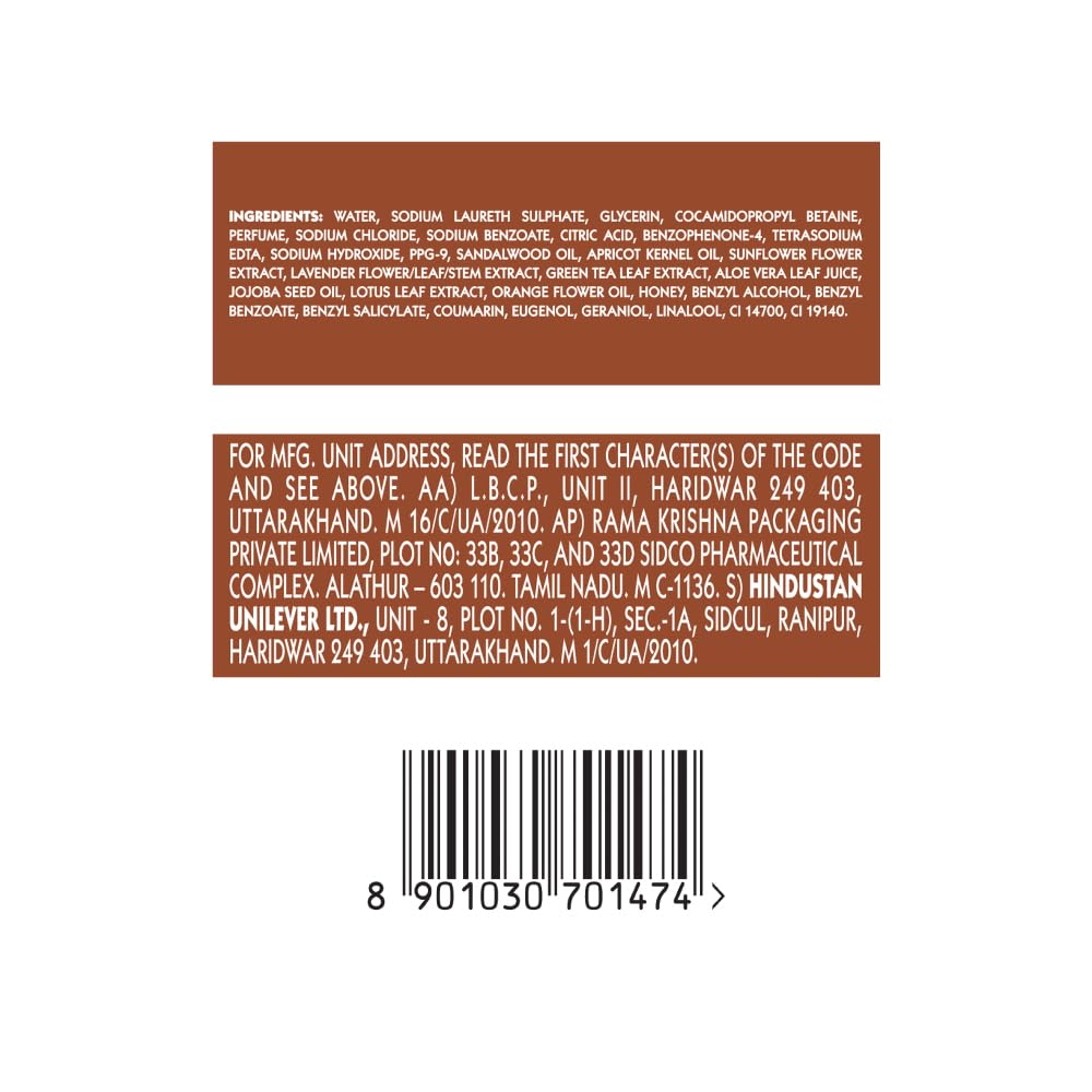 Lux Sandalwood Oil And Tuberose Scent Body Wash 750 Ml | Luxurious Moisturizing Bath Gel For Soft Skin And Long Lasting Floral Fragrance