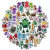 35pcs-50pcs Cartoon Robots Stickers Playful Fantasy Creatures Stationery Stickers Stickers For Guitar DIY Skateboard