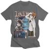 Anime TV Serial Experiments Lain Oversized T-Shirt Men's Women's Iwakura Manga Girl Sci Fi Short Sleeve T-shirts Streetwear Tops