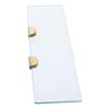 Gold Glass Shelf Glass Wall Mount Tempered Glass Shower Storage  Indoor
