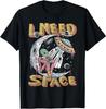 Lustiges Alien Ich Brauche Platz Retro Grafik T-Shirt Vintage T-Shirt