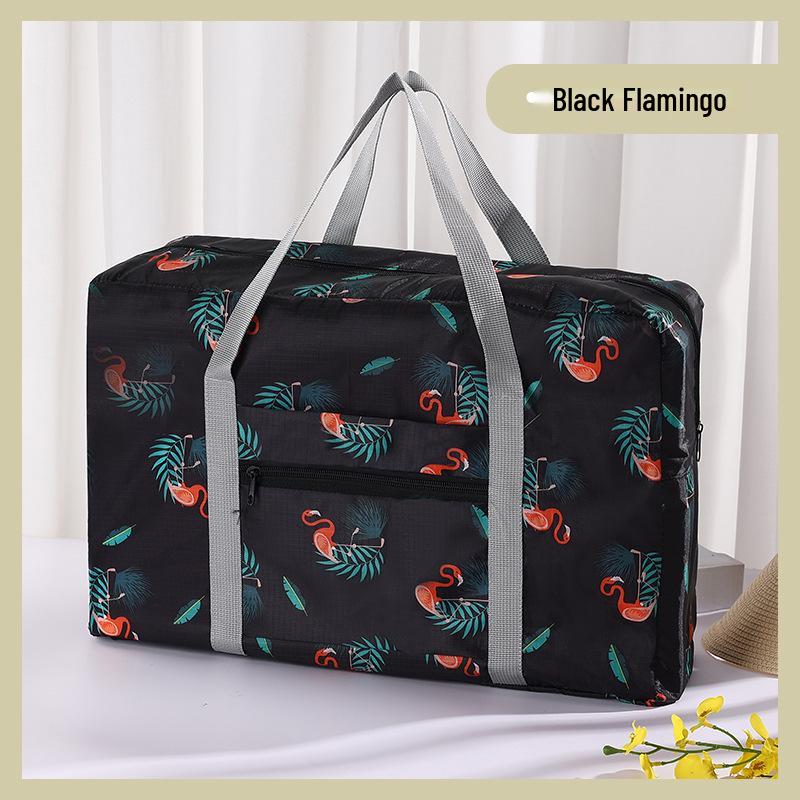 Versatile Folding Travel Bag - Large Capacity Shoulder, Handbag, and Trolley Storage