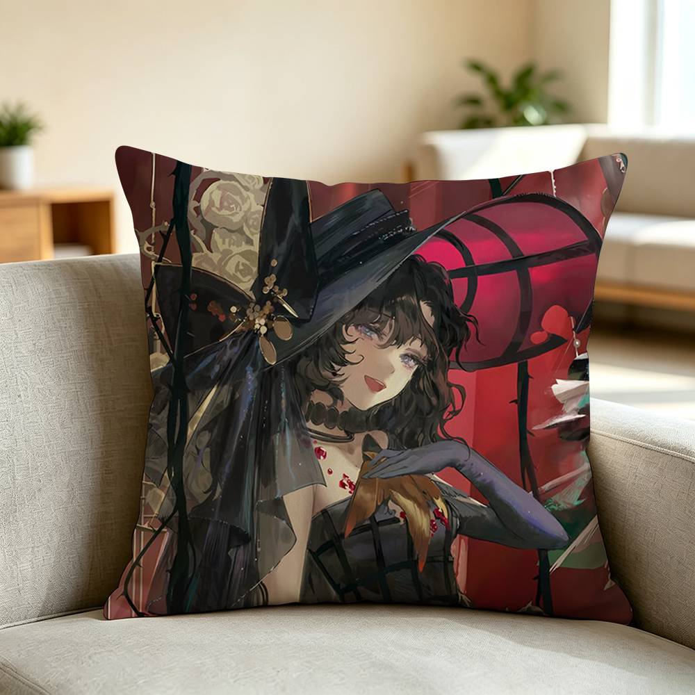 R-Reverse-1999 G-Game Pillow Case Square Double-Sided Sofa Cushion Cover Bedroom Bedside Pillow