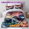 Demon Slayer Nezuko Tanjiro Duvet Cover Bedding Set 3pcs Cartoon Print Children's Gift Extra Large Size Various Sizes New