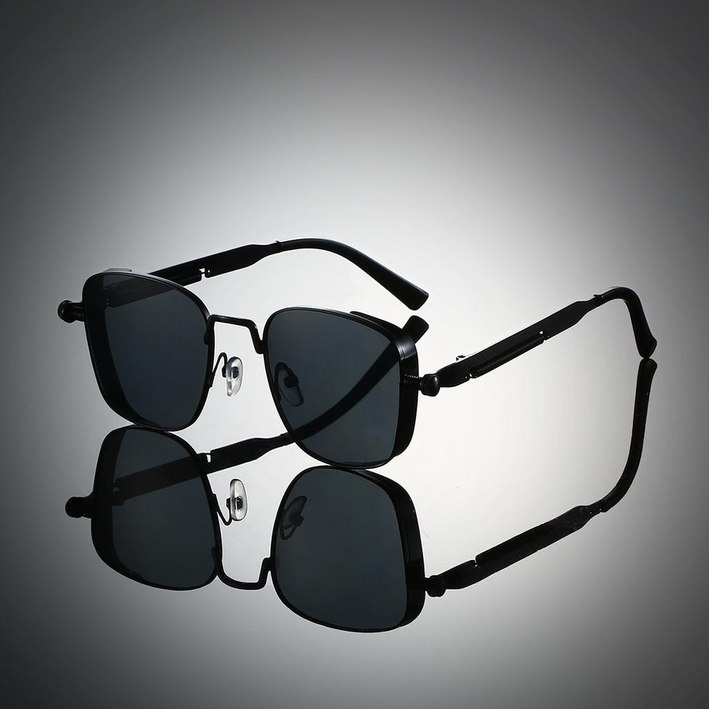 JYL TS Sunglasses UV Protection Square Metal Punk Spring/3553