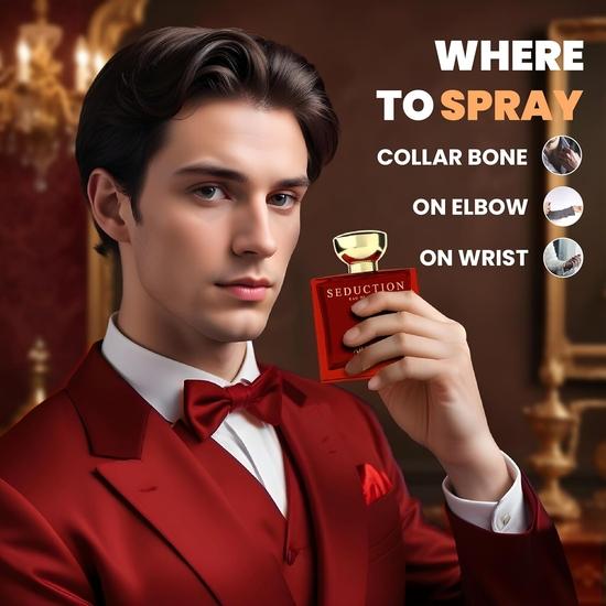 Parfum Arabian Aroma Seduction pour homme, parfum ultime pour obtenir des compliments pour lui, parfum unique et séduisant, eau de parfum liquide, 100 ml