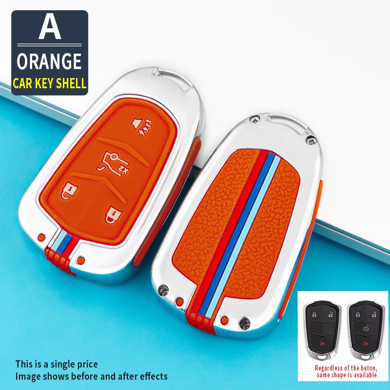 Silicone Remote Key Fob Cover for Cadillac XT5, CT6, XTS, XT4, and ATSL - Creative Design for Men and Women