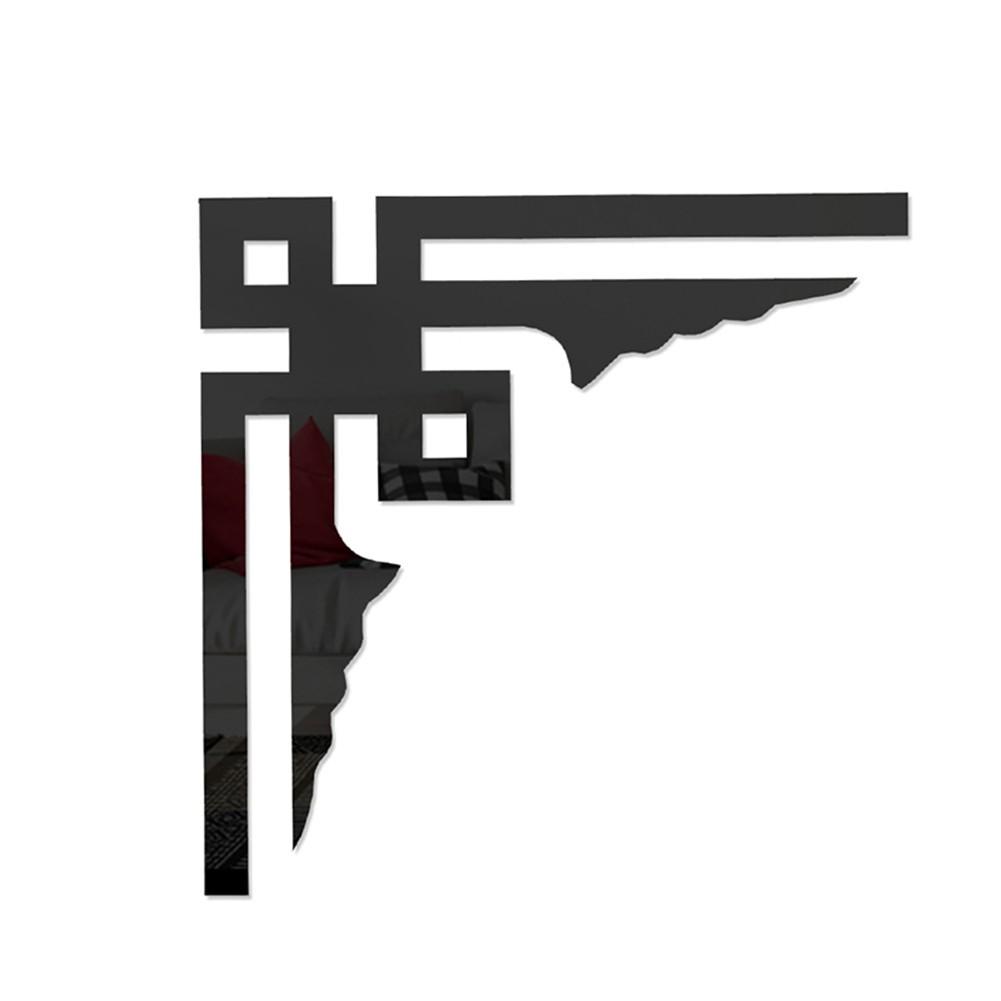 Acrylic Mirror Sticker Self-adhesive Sticker Wall Decor