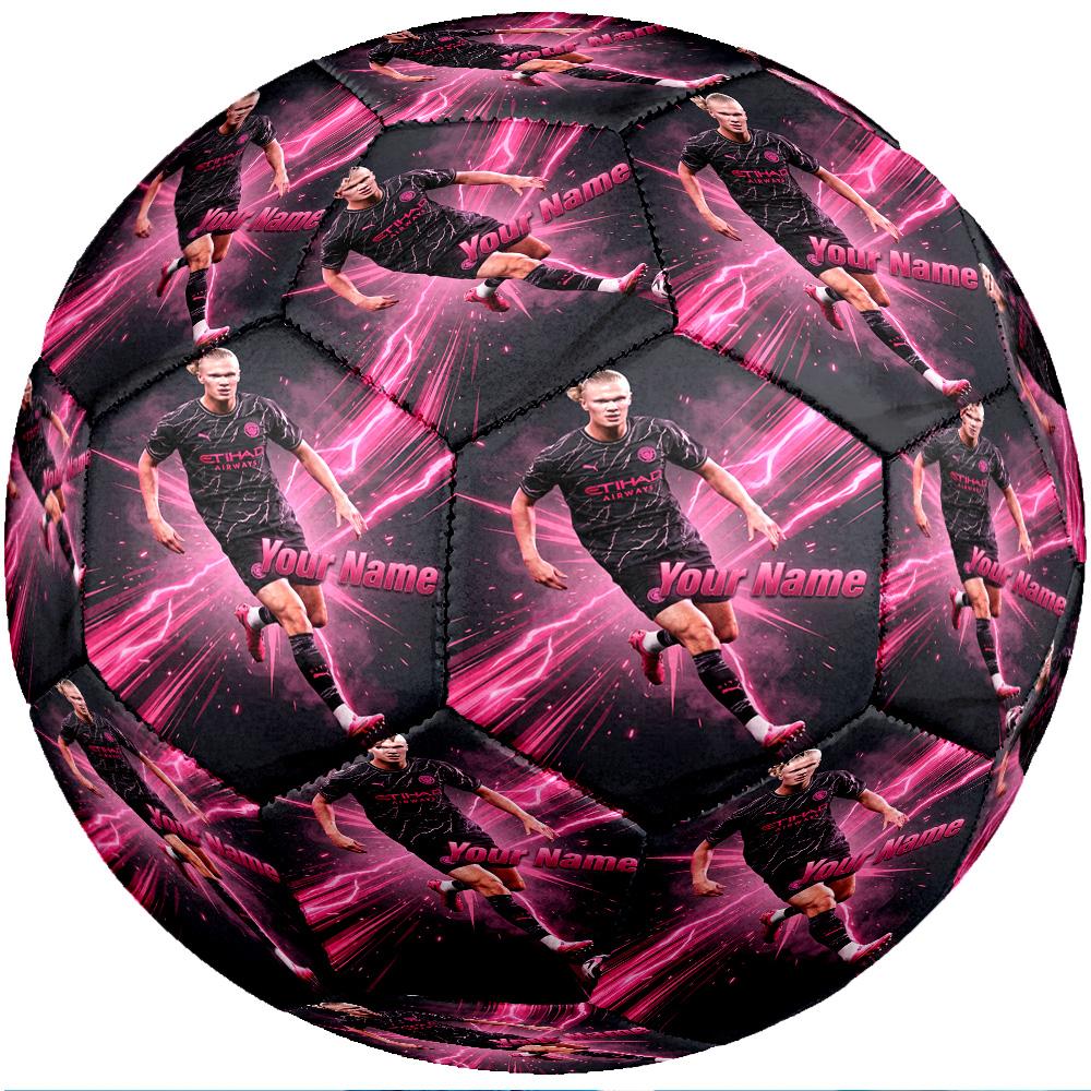 Erling Haaland Moda Taglia 5 Calcio Resistente all'Usura Antiscivolo Pallone da Calcio Per Allenamento Sportivo Uso Ricreativo