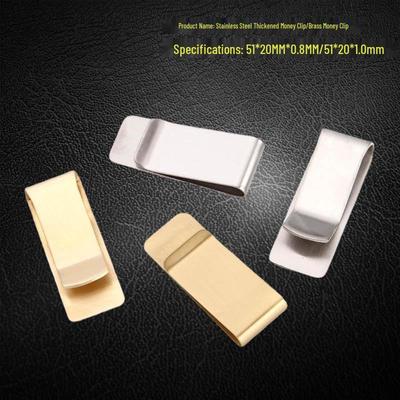 Herren Edelstahl Mini Geldbörse & Geldklammer Kombi: Kompakter EDC Karten-, Münz- und Geldscheinhalter