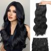 Estensioni Capelli Sintetici Ondulate Atmosferiche Senza Cuciture Clip-In Parrucca dall'Aspetto Naturale Disponibile in Più Colori Aumenta Facilmente il Volume dei Capelli C