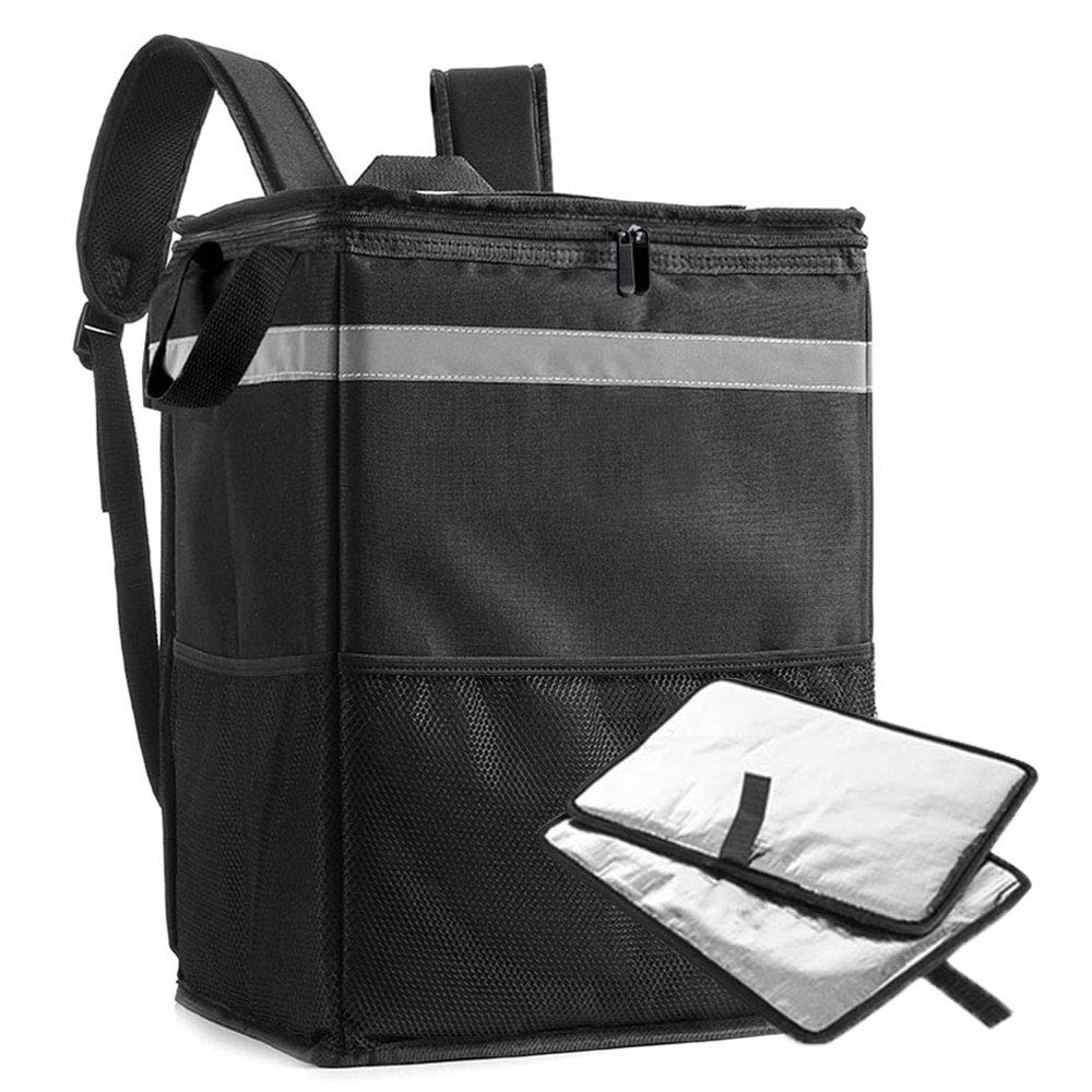 NUWAJP Delivery Large Capacity Pizza Delivery Hot and Cold Food Delivery Travel Lunch Sushi Warmer Bag x x 41cm Bag, Backpack, Bag, - 33.5cm 25.5cm