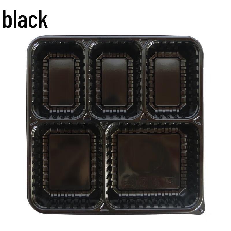 Disposable 5-Compartment 1500ml Plastic Food Containers