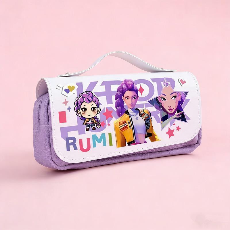 Cross-Border Demon Hunter Multi-Functional Student Pencil Case & Stationery Storage Bag