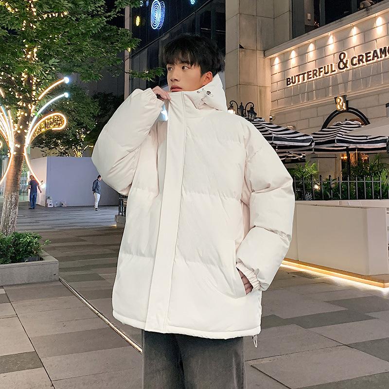 

Clothes Cotton-padded Clothes Teenagers Hooded Down Cotton-padded Clothes Couple Candy-colored Hooded Cotton-padded Jacket Cott Practical Use M