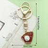 Creative Sports Keychain: PVC Rubber Football, Tennis, Basketball, Rugby Pendant - Small Gift