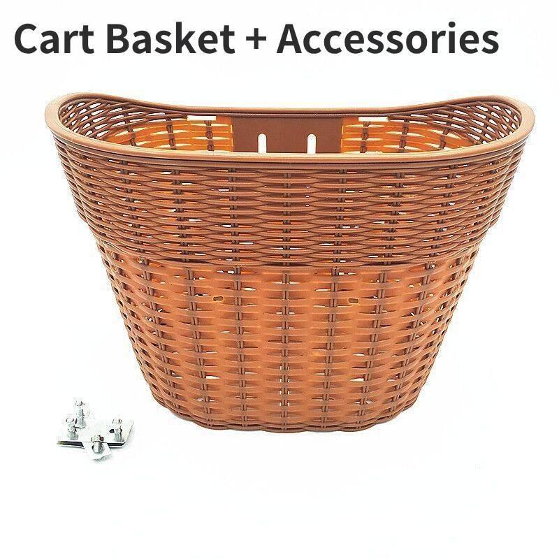 Panier de Guidon Avant de Vélo Amovible Style Vintage Pratique et Pratique