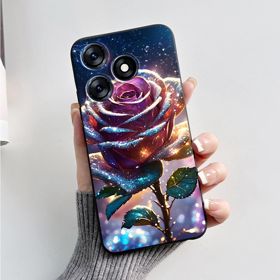 For Tecno Spark 10 Pro Case 2023 Fashion Marble Silicone Black Soft Covers For Tecno Spark 10C Spark10 Pro KI7 KI5q KI5k Bumper