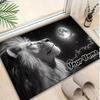 1PC Custom Name Lion Moon Theme Floor Mat Ideal for Living Room, Game Rooms, Office, Bedroom,Floor Mat Playful Design