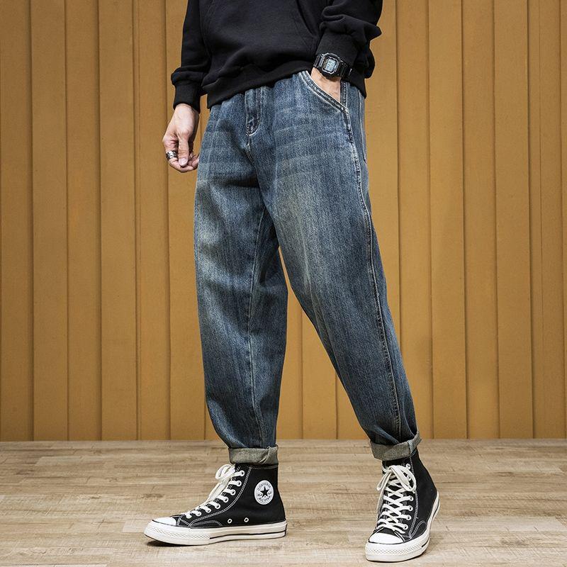 

Мужские рваные модные светлые узкие джинсы 9-Point на лето 28