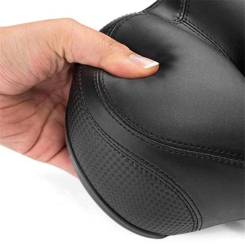 Comfortable Mountain Bike Saddle With Thick PU Cushion Off-Road Cycling Trail Riding