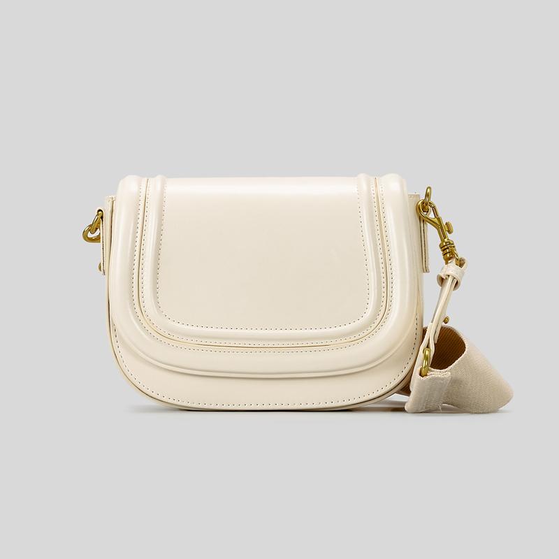 Модная маленькая сумка-клапан с широким ремешком сумки через плечо из искусственной кожи модные маленькие кошельки для телефонов One Size бежевый 3360₽