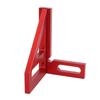 Aluminum Alloy Multi Angle Measuring Ruler Woodworking Square Protractor 45 Degrees  90 Degrees  Miter Triangle Ruler