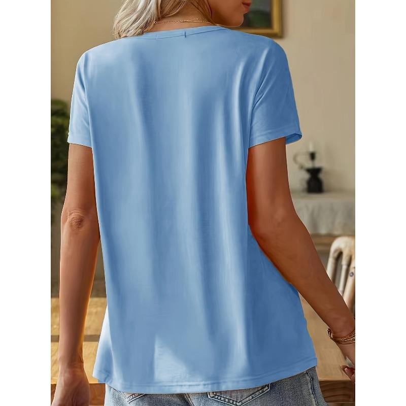[Vibrant T-Shirt] Vibrant Lightweight Women's Casual Loose Fit Short Sleeve T-Shirt | Crew Neck, Floral Graphic, Summer Top for Casual Attire