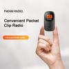 Kapesní rádio se sluchátky na baterie Mini přenosné rádio s digitálním laděním Pohodlné
