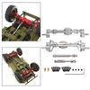 Bridge Shaft Complete Set, Metal Front Rear Axle Assembly Set for C8815 1:10 Scale RC Hobby Car