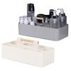 Plastic Stationery Finishing Box Multi-compartment Divided Baskets Desktop Storage Case  Makeup