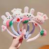 Children's Plush Hairband for Autumn/Winter - Anti-Slip Headband and Hair Clip for Little Girls and Women, Ideal for Washing Face and Daily Use