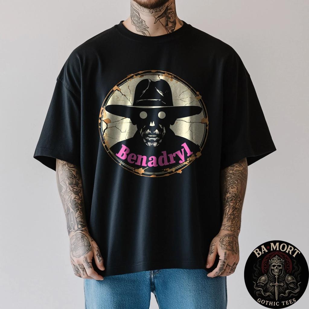 Der Hutmann Vintage Horror Design 100% Baumwolle T-Shirt Herren T-Shirts Oberteil